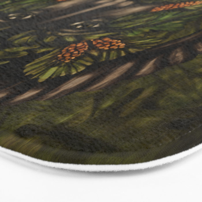 The Green Man Bath Mat Gallery Image 3
