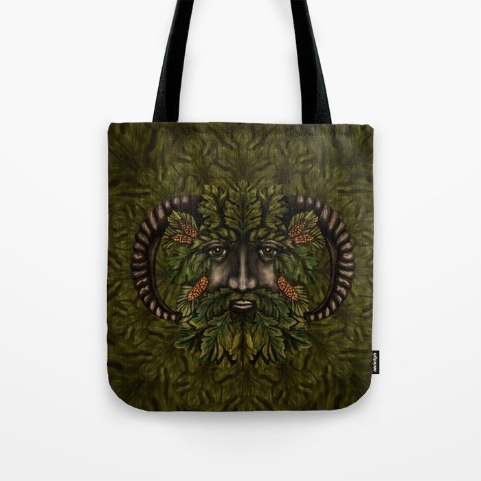 The Green Man Tote Bag Gallery Image 1