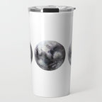 Moon phases watercolor painting Travel Mug Gallery Image 1