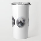Moon phases watercolor painting Travel Mug Gallery Image 2