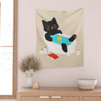 Meow time Wall Tapestry Gallery Image 2