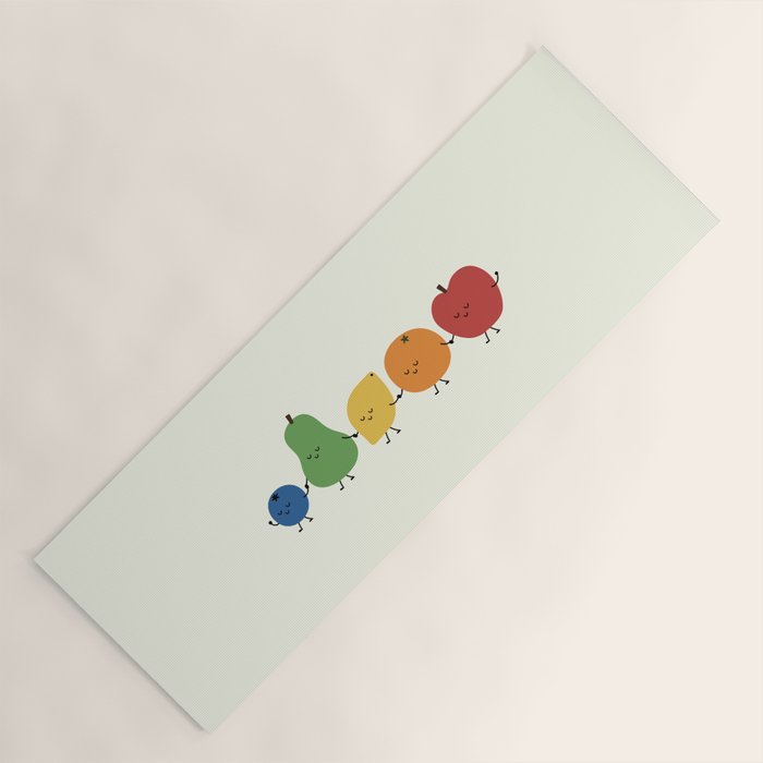 Fruit Parade Yoga Mat Gallery Image 1