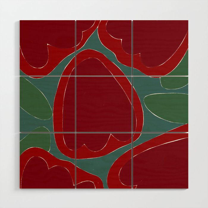 Bold Summer Pattern #2 Wood Wall Art Gallery Image 1