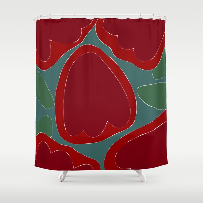 Bold Summer Pattern #2 Shower Curtain Gallery Image 1