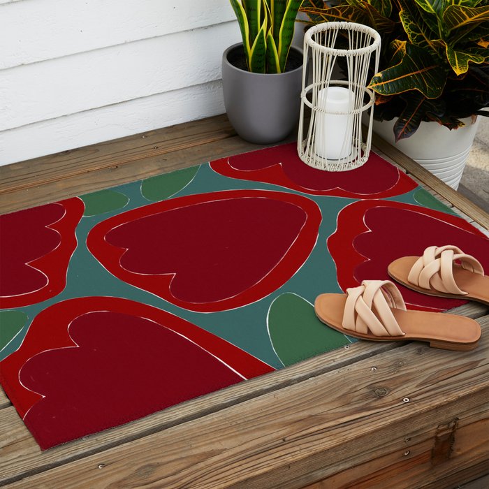 Bold Summer Pattern #2 Outdoor Rug Gallery Image 2