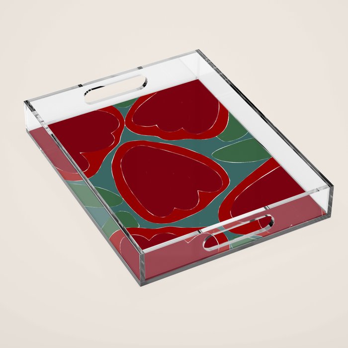 Bold Summer Pattern #2 Acrylic Tray Gallery Image 1