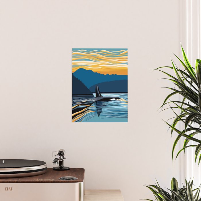 Evening swim Poster Gallery Image 2