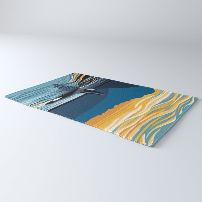 Evening swim Rug Gallery Image 3