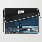 Evening swim Laptop Sleeve Gallery Image 2