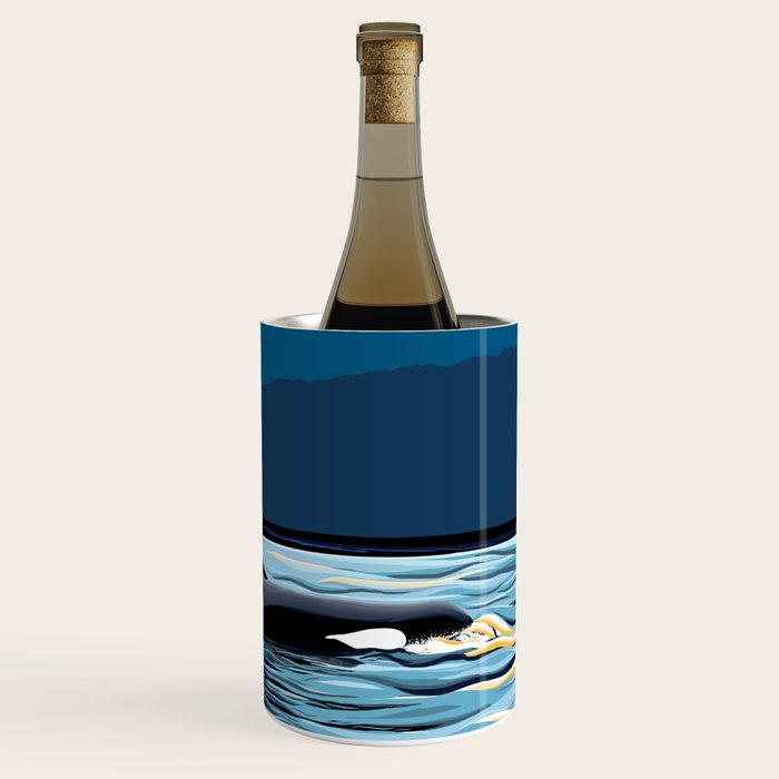 Evening swim Wine Chiller Gallery Image 3