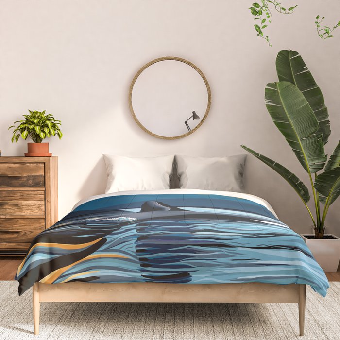 Evening swim Comforter Gallery Image 3