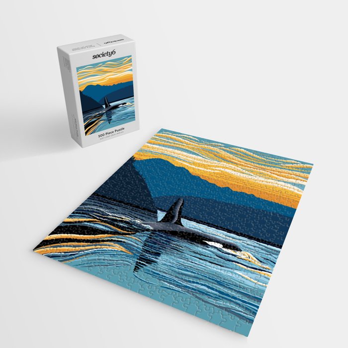 Evening swim Jigsaw Puzzle Gallery Image 2