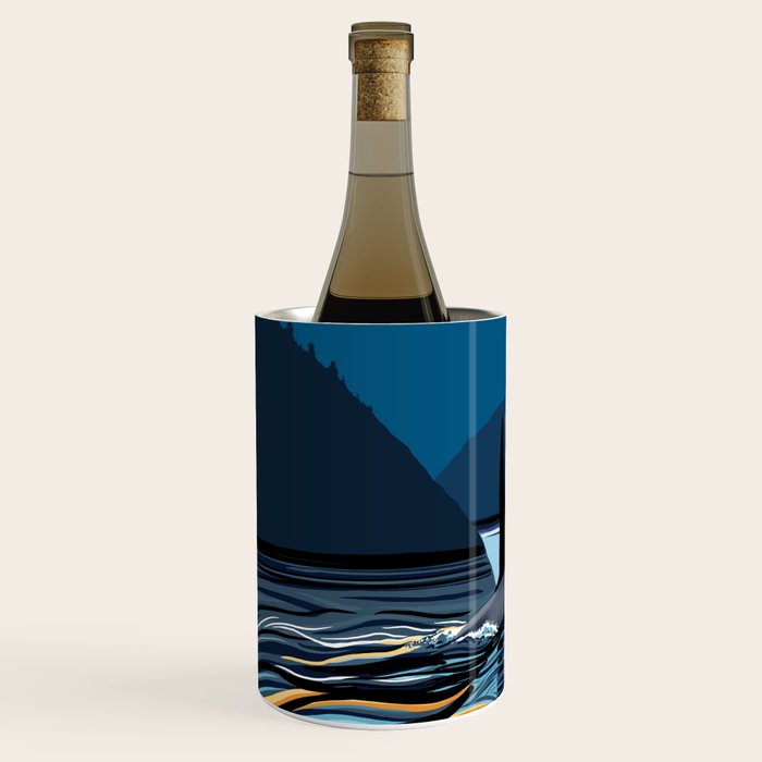 Evening swim Wine Chiller Gallery Image 2