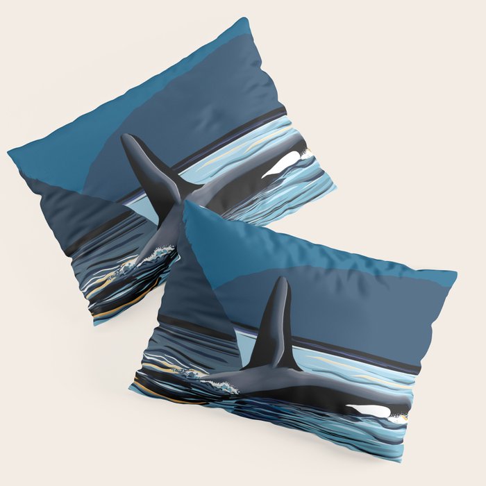 Evening swim Pillow Sham Gallery Image 1