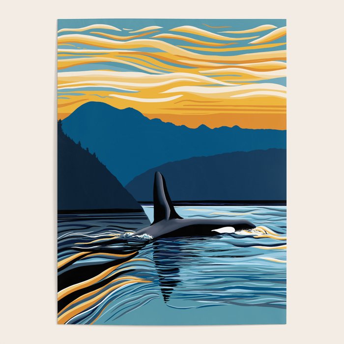 Evening swim Poster Gallery Image 4