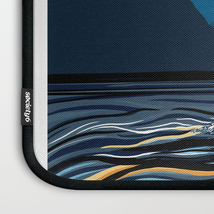 Evening swim Laptop Sleeve Gallery Image 3