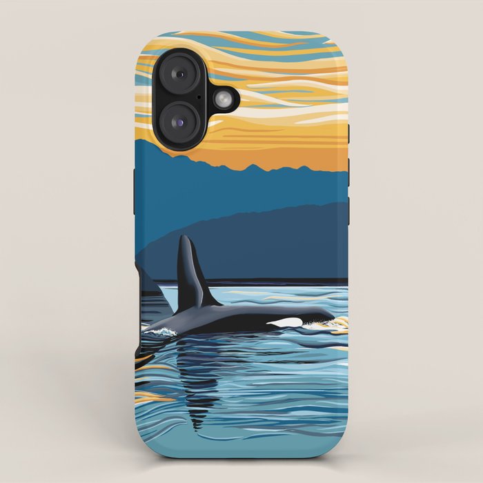 Evening swim iPhone Case Gallery Image 1