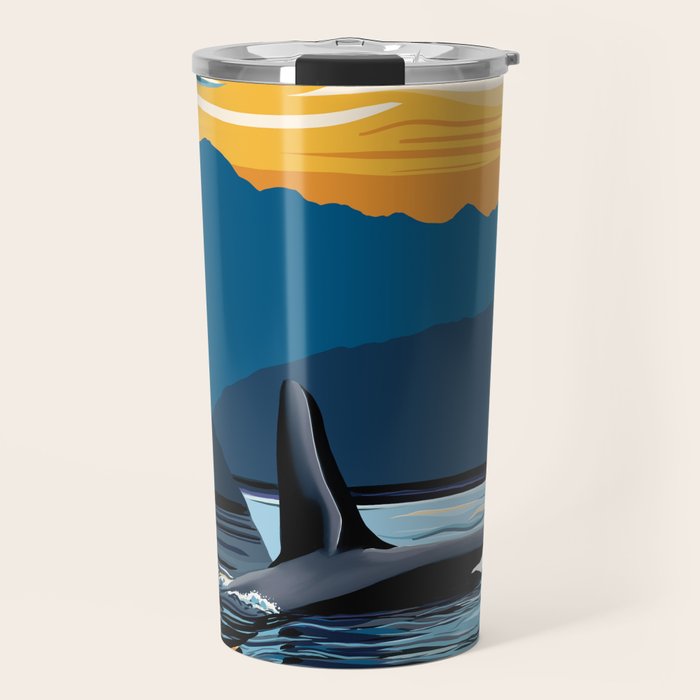Evening swim Travel Mug Gallery Image 1