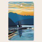 Evening swim Cutting Board Gallery Image 1