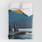 Evening swim Duvet Cover Gallery Image 6