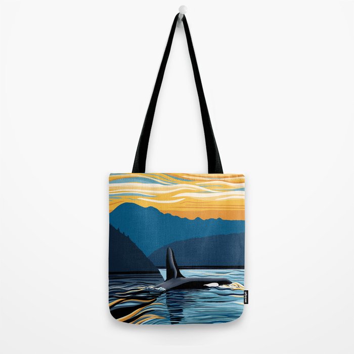 Evening swim Tote Bag Gallery Image 2