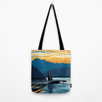 Evening swim Tote Bag Gallery Image 2