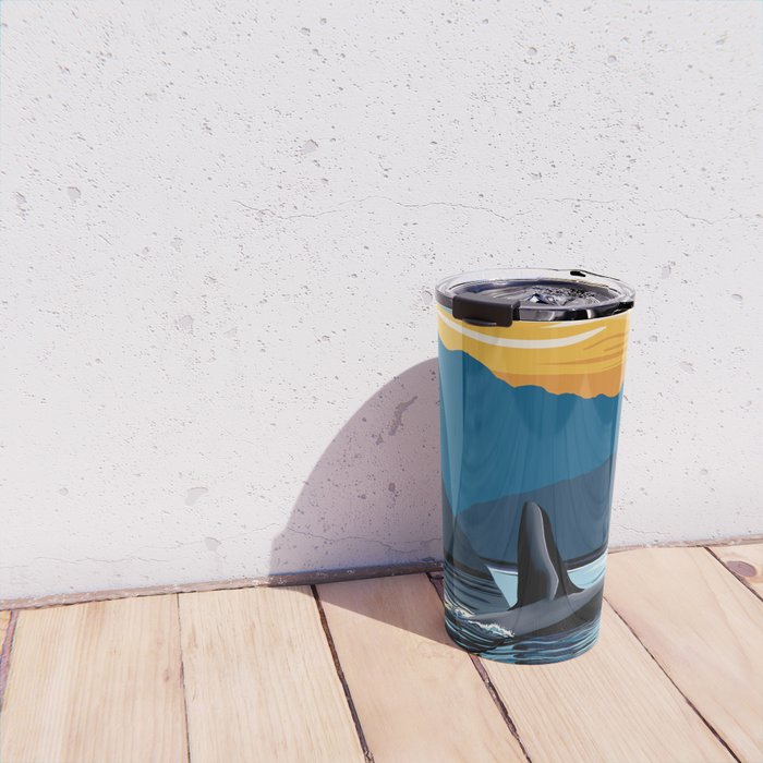 Evening swim Travel Mug Gallery Image 4