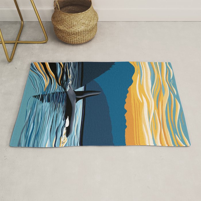 Evening swim Rug Gallery Image 1