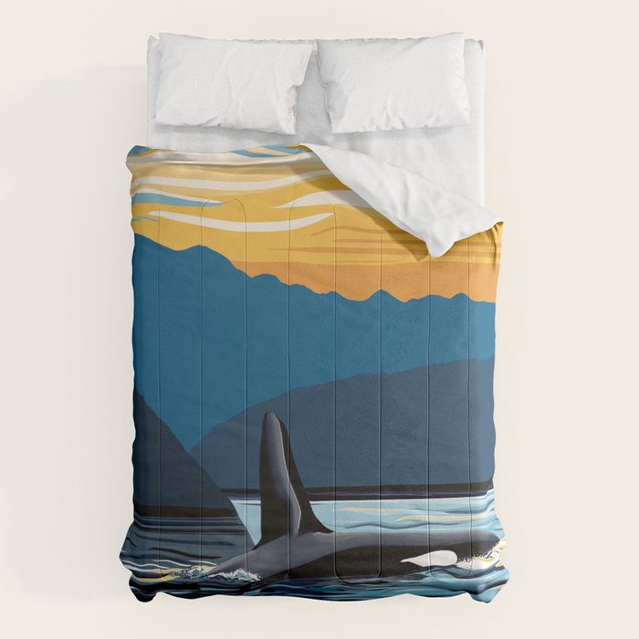 Evening swim Comforter Gallery Image 6