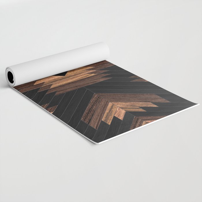 Urban Tribal Pattern No.7 - Aztec - Wood Yoga Mat Gallery Image 2