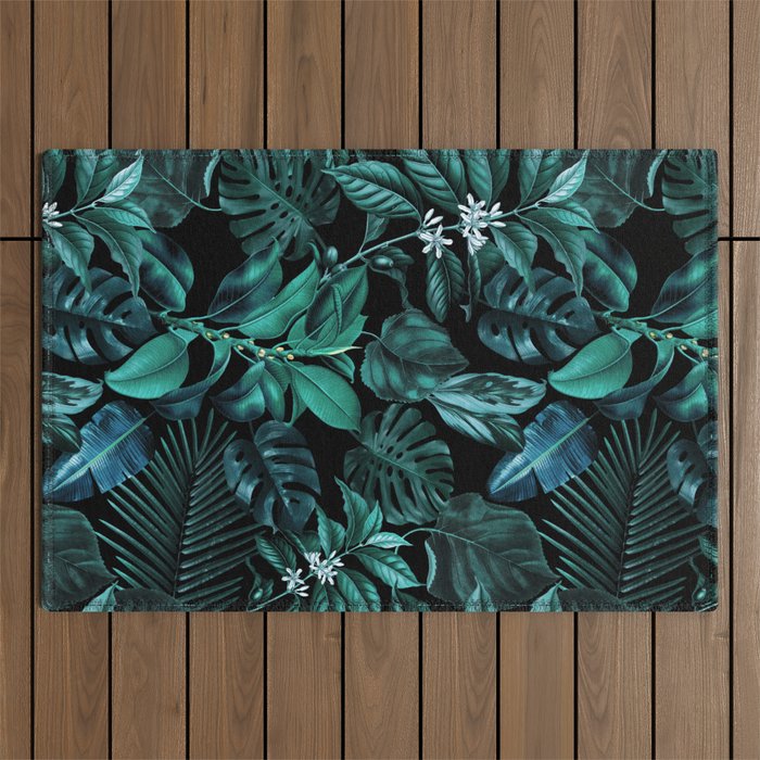 Tropical Garden Outdoor Rug Gallery Image 1