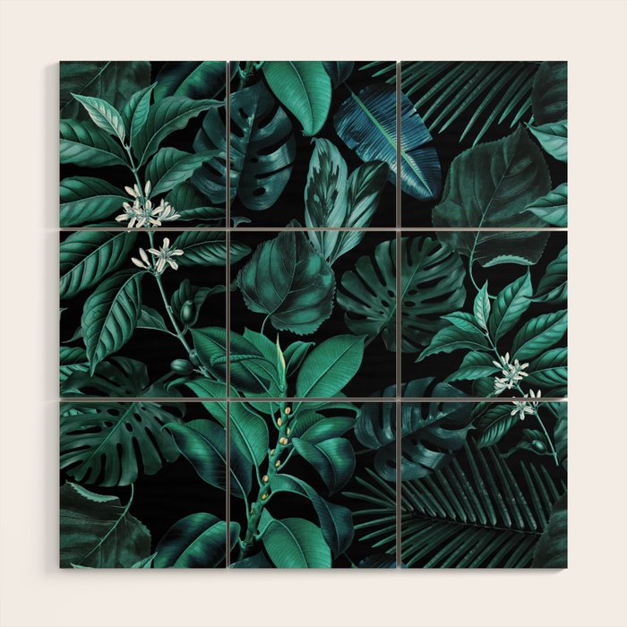 Tropical Garden Wood Wall Art Gallery Image 1