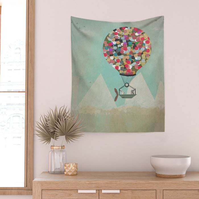 a little adventure Wall Tapestry Gallery Image 2