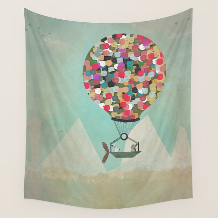 a little adventure Wall Tapestry Gallery Image 4
