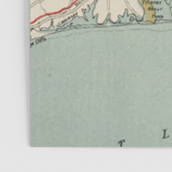 Vintage Map of Martha's Vineyard (1917) Poster Gallery Image 3