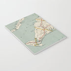 Vintage Map of Martha's Vineyard (1917) Notebook Gallery Image 3