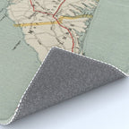 Vintage Map of Martha's Vineyard (1917) Rug Gallery Image 4