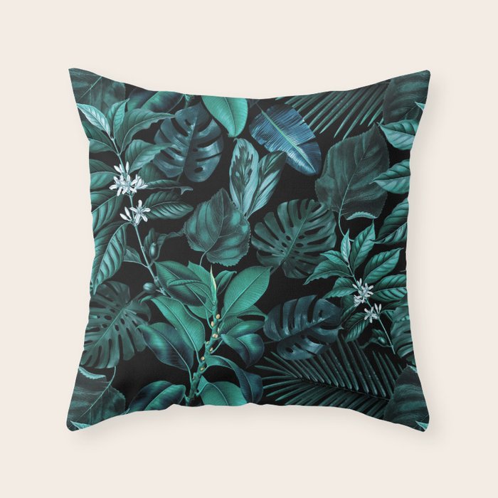 Tropical Garden Throw Pillow Gallery Image 6