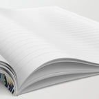 William Morris Vintage Lodden Indigo Blue Mineral Notebook Gallery Image 2