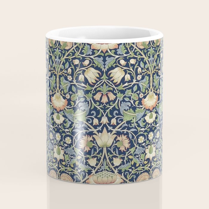 William Morris Vintage Lodden Indigo Blue Mineral Coffee Mug Gallery Image 4
