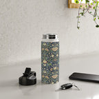 William Morris Vintage Lodden Indigo Blue Mineral Water Bottle Gallery Image 4
