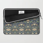 William Morris Vintage Lodden Indigo Blue Mineral Laptop Sleeve Gallery Image 2