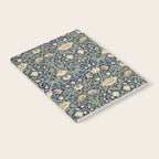 William Morris Vintage Lodden Indigo Blue Mineral Notebook Gallery Image 2