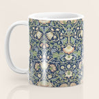 William Morris Vintage Lodden Indigo Blue Mineral Coffee Mug Gallery Image 3