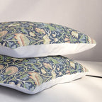 William Morris Vintage Lodden Indigo Blue Mineral Pillow Sham Gallery Image 3
