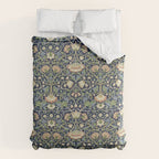 William Morris Vintage Lodden Indigo Blue Mineral Duvet Cover Gallery Image 6