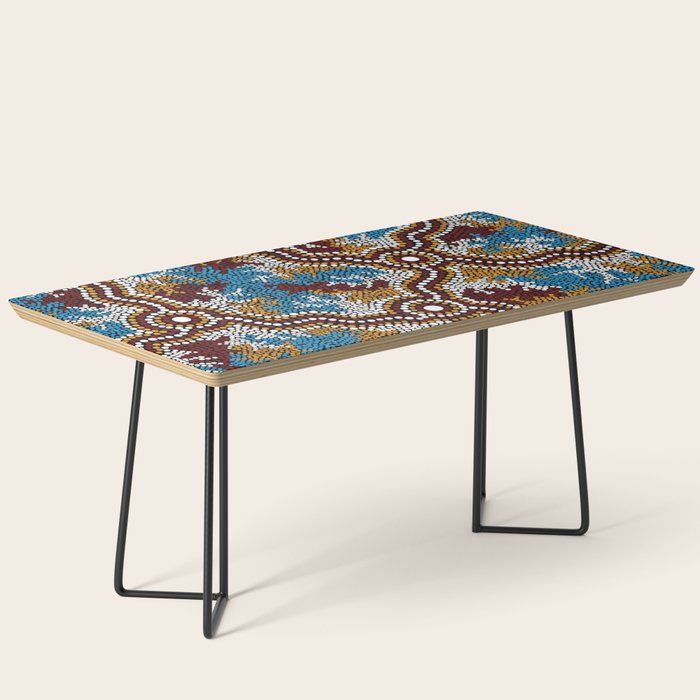 Authentic Aboriginal Art - Wetland Dreaming Coffee Table Gallery Image 1