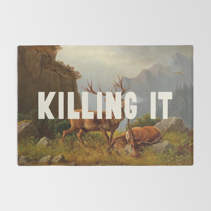 Killing It - Motivational Quote Rug Gallery Image 2