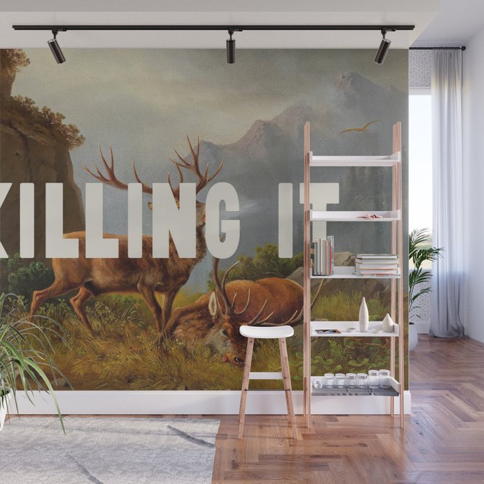 Killing It - Motivational Quote Wall Mural Gallery Image 1