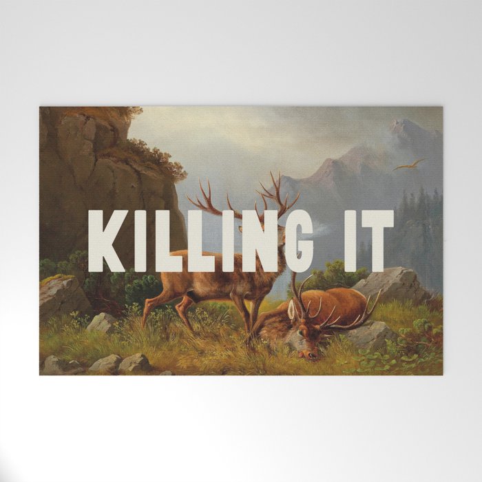 Killing It - Motivational Quote Welcome Mat Gallery Image 1